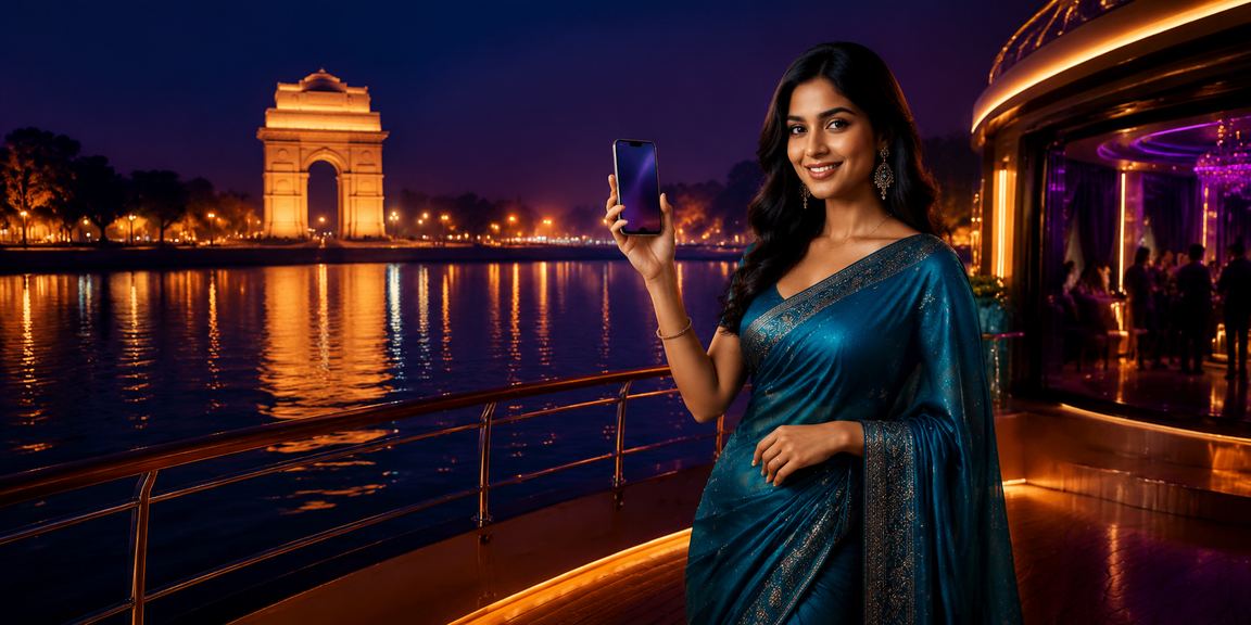 Mobile payment transaction at India Gate, Delhi
